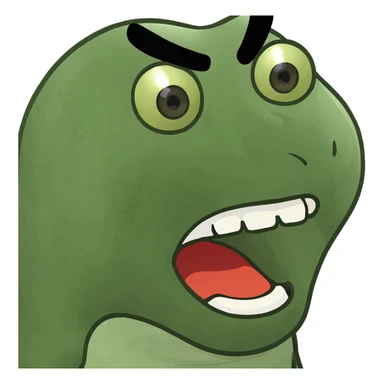 Screaming emoji  sticker