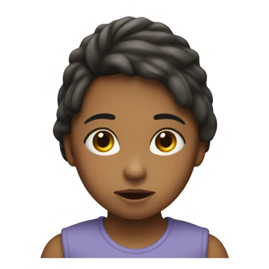 niña durmiendo sticker