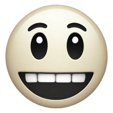 Smiley face nervous sticker