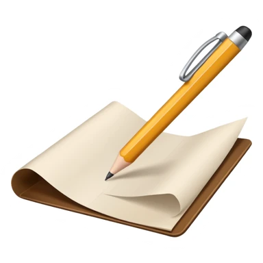 écureuil qui tient un stylo et écrit sur une feuille sticker