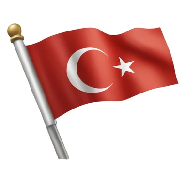 Turkish flag sticker
