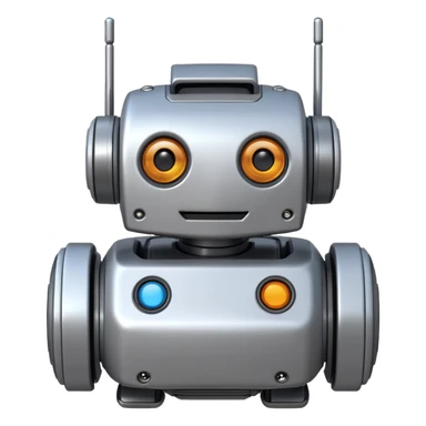 Robot cozmo smiling sticker