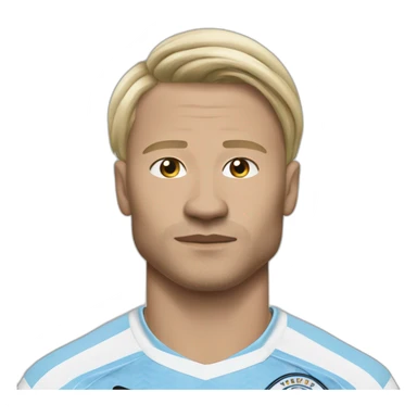 Haaland in Manchester city sticker