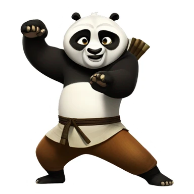 kung fu panda sticker