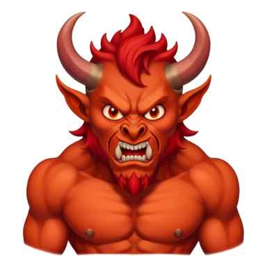 Satan from Christian Gods sticker
