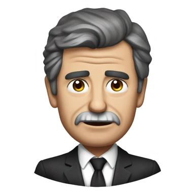 Argentine President Javier Milei, angry saying: "No hay plata" sticker