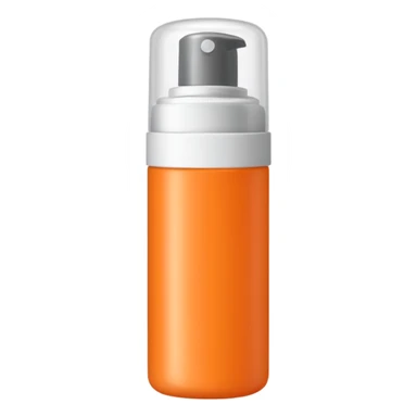 Orange tube type lotion sticker
