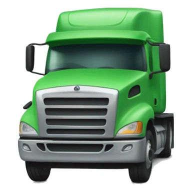 driver. Let it use a truck. Let the truck be green. sticker