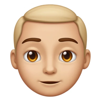 an emoji with a very realistic face without any emotion sticker