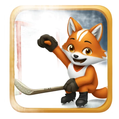 Fox scoring a goal sticker