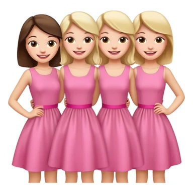 بنات ورديات sticker