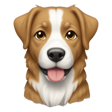 Light brown border-colie sticker