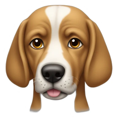 Un chien en colère sticker