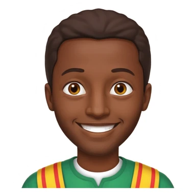 etiopien man sticker