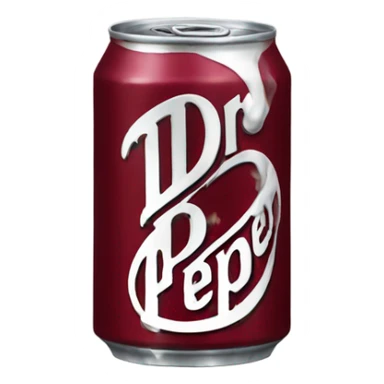 Dr Pepper can sticker