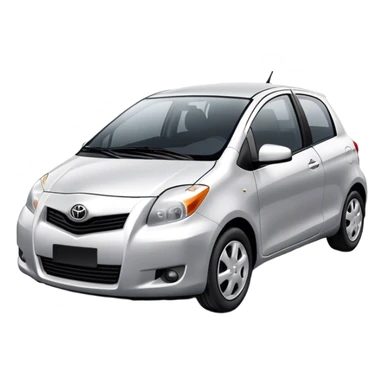 Toyota Yaris car 2007 sticker