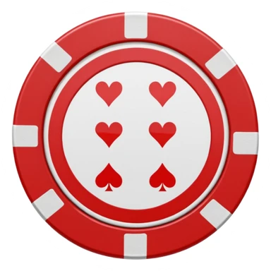 poker chips sticker