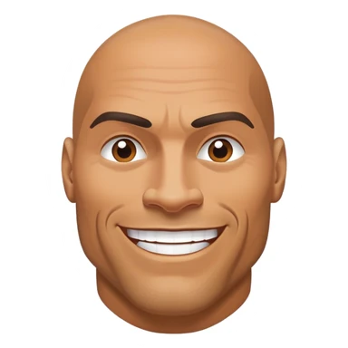 The rock wwe sticker