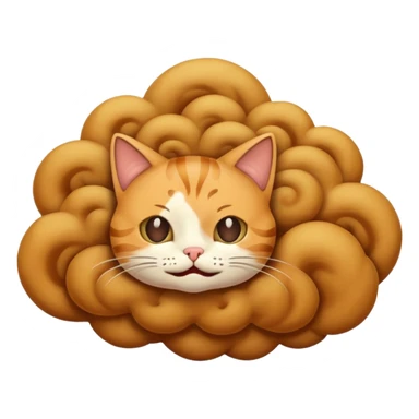 Cat fart sticker