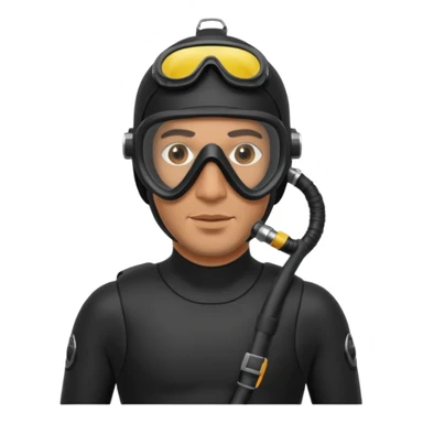 Moroccan male 38, scuba diving fan sticker