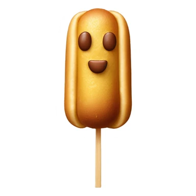 Corn dog sticker