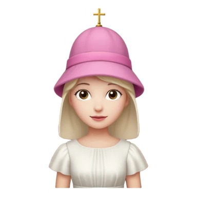 Hellrosa Kirchen ait sticker