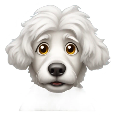 Albert Einstein as a dog sticker