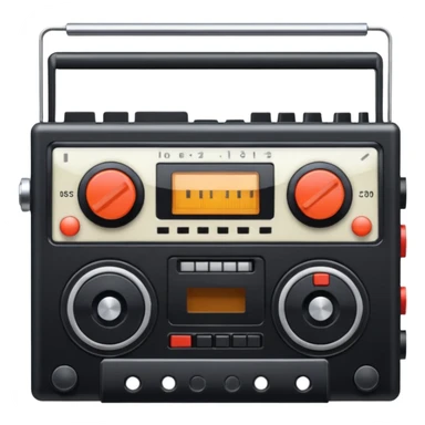 Cassette player sticker