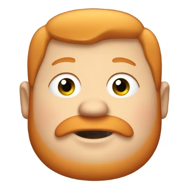 a fat ginger sticker