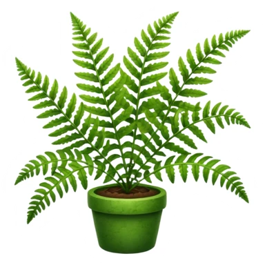 fern plant sticker