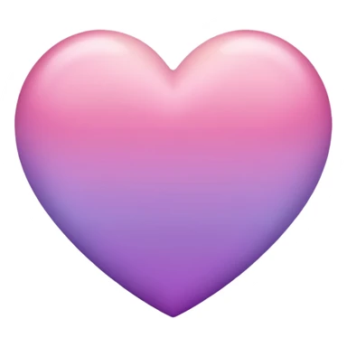 heart with a pastel ombre sticker