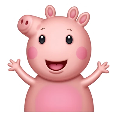 Peppa Pig de Lado  sticker