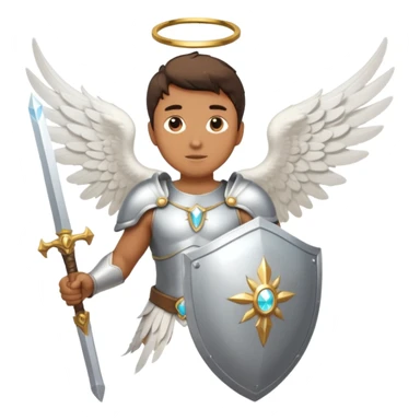 - 🛡️ Shield – symbolizing protection
- ⚔️ Sword – representing spiritual warfare
- 👼 Angel – the heavenly messenger
- ✨ Sparkles – highlighting his glory sticker