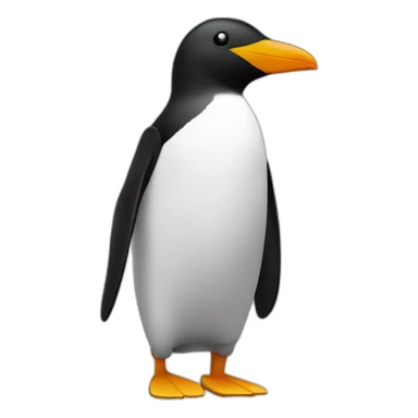 Pingouin sur épaule sticker