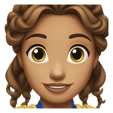 beauty and the beast belle sticker