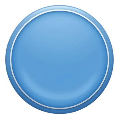 A blue circle with a small white check inside sticker