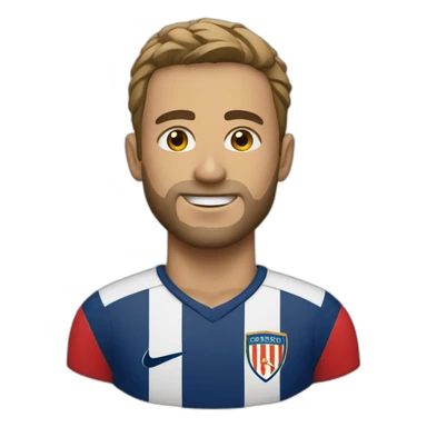 Joueur de foot sticker