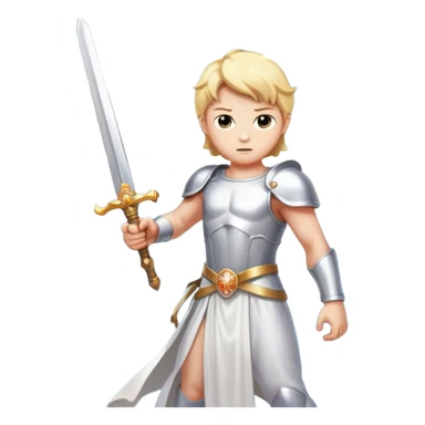 - 🛡️ Shield – symbolizing protection
- ⚔️ Sword – representing spiritual warfare
- 👼 Angel – the heavenly messenger
- ✨ Sparkles – highlighting his glory.  killing the satan sticker