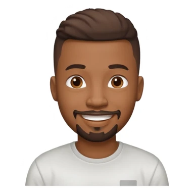 Turn the Photo of the big black dude on the end of the bed into an emoji sticker