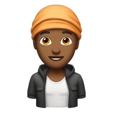 Man with durag sticker