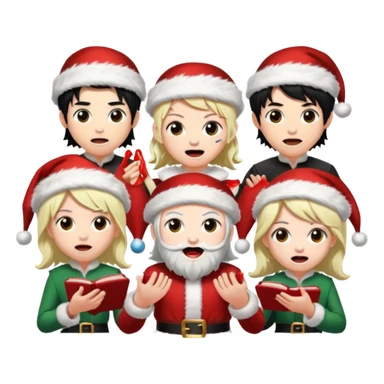 demon slayer jinglebells sticker