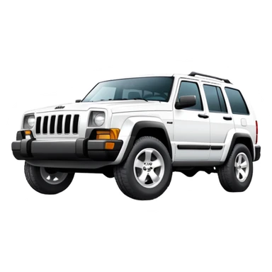 White jeeo cherokee sticker