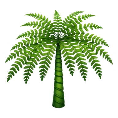fern tree sticker