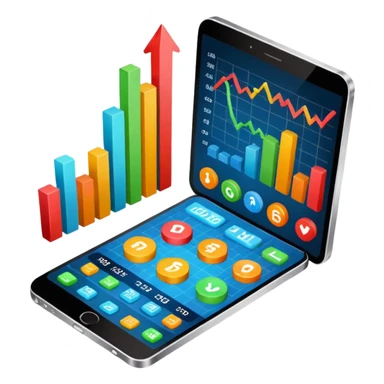 financial market sticker