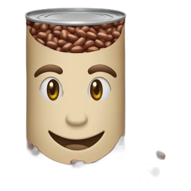 tinned beans sticker