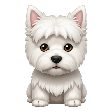 West Highland White Terrier dog sticker