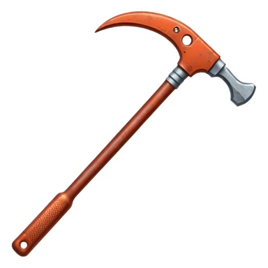 red metal classic crowbar sticker