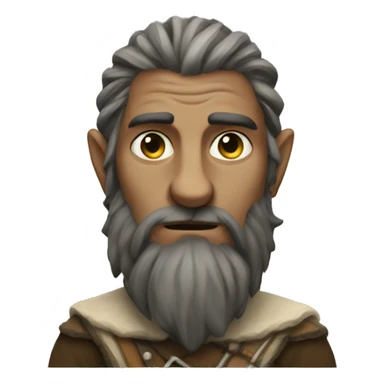 firbolg without beard sticker