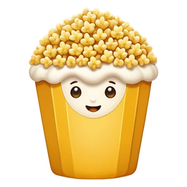 Golden Popcorn. sticker