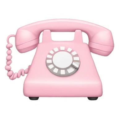 A pastel pink phone sticker